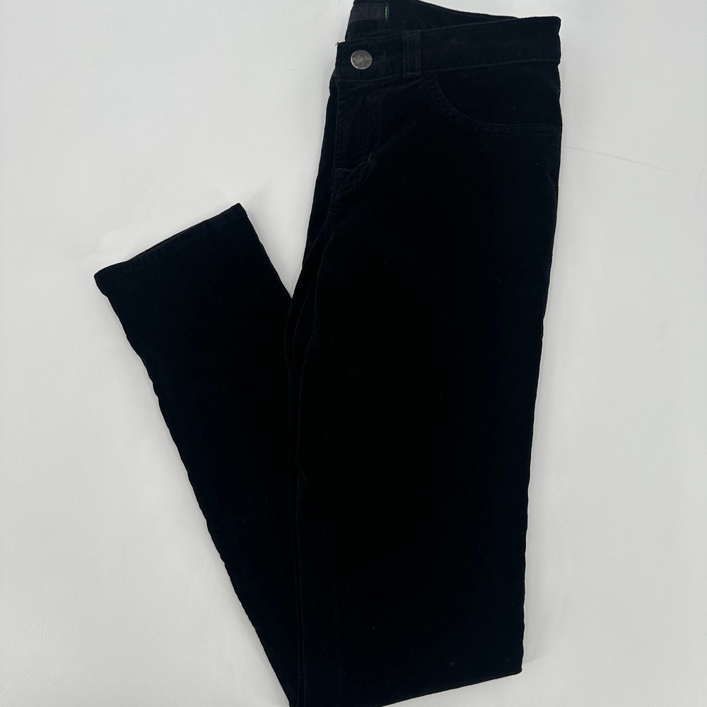 J Brand Black Velvet‎ Leggings Pants Women's Size 25 Skinny Fit Stretch